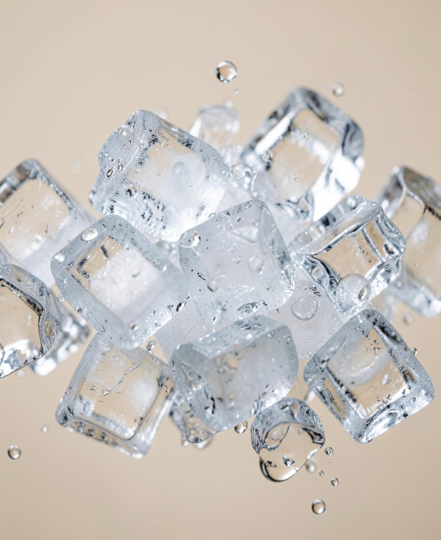 Filtered ice